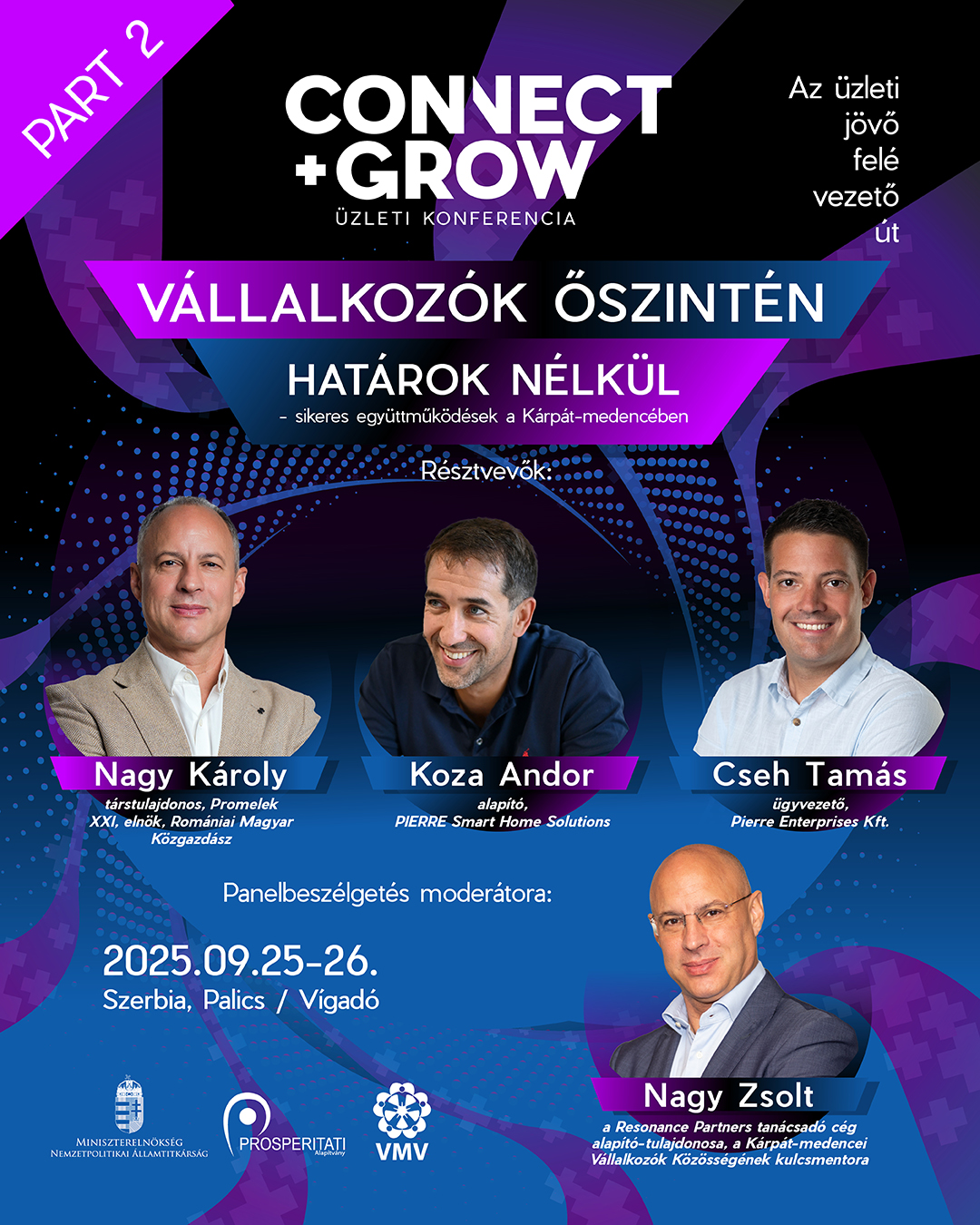 Íme a Vállalkozók őszintén panel további vendégei!